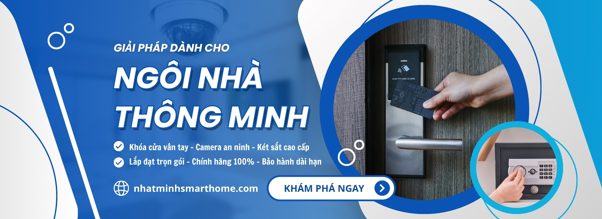 Khoá cửa thông minh, camera an ninh tại HCM